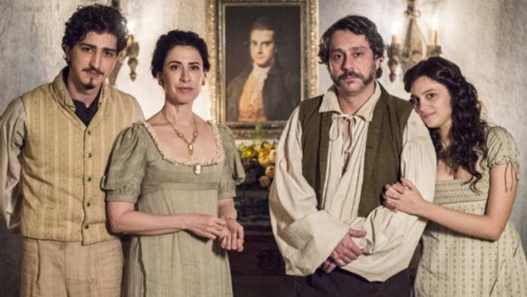 Постер бразильского сериала «Дети отечества»