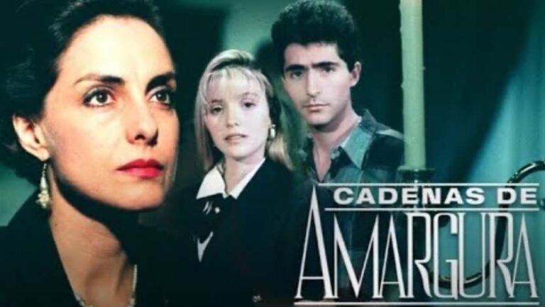 Постер мексиканского сериала «Горькие цепи»