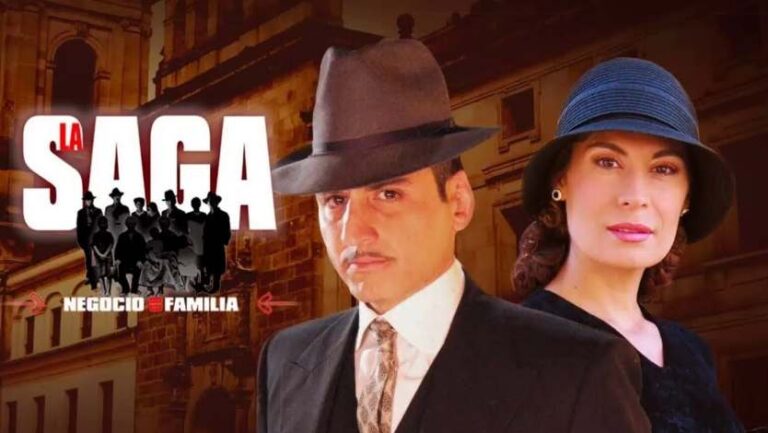 Постер колумбийского сериала «Сага о семейном бизнесе»
