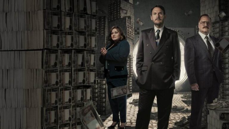 Постер колумбийского сериала «Ограбление века»